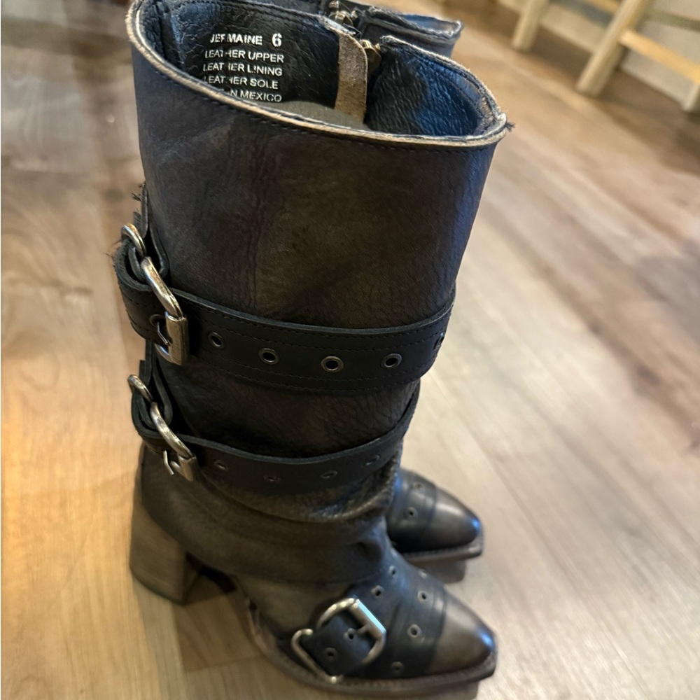 Freebird Brown Leather Sole